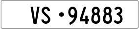 Truck License Plate